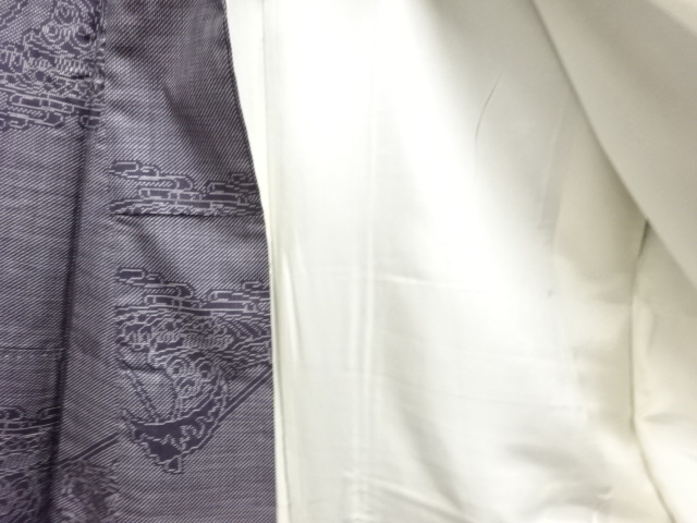  船模様織り出し本場泥大島紬着物(5マルキ)